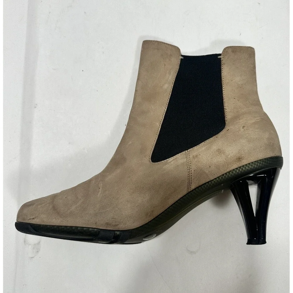 Asgi‎ Boots Womens 8.5 M Ankle Booties Brown Leather 030808